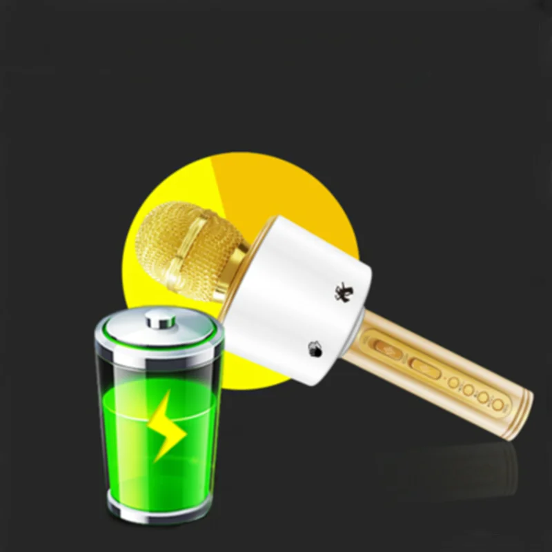 SD-07 Bluetooth mobile phone karaoke microphone home outdoor KTV wireless mini Karaoke Microphone | Электроника