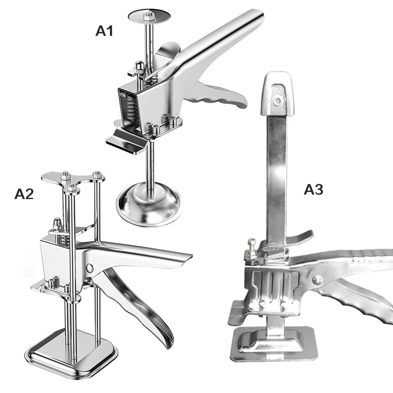 

Tile Height Regulator Doors Installation Glass Steel Silver Adjustable Precision Locator Wall Leveling Lifting Construction Tool
