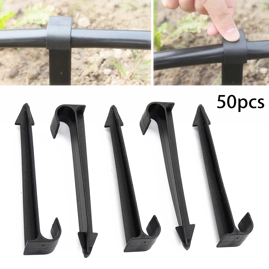 

Pipe Ground Stakes Drip Irrigation Tube Holder Spikes Leaky Soaker Yard
