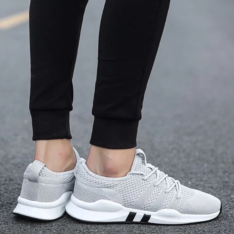 Новинка модная мужская обувь кроссовки из сетчатого материала дышащая мужские