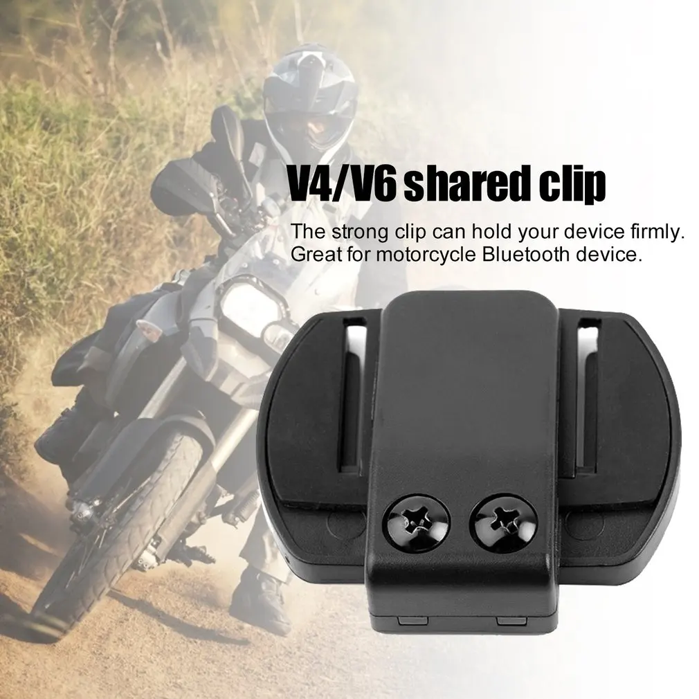 

Microphone Speaker Headset V4/V6 Interphone Headset Helmet Intercom Clip for Motorcycle Device