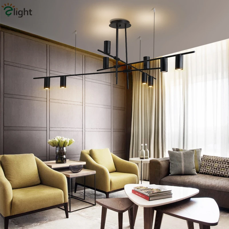 

Europe Unique Design Rotatable Led GU10 Chandelier Living Room Metal Led Pendant Chandelier Lighting Led Lamparas Fixtures