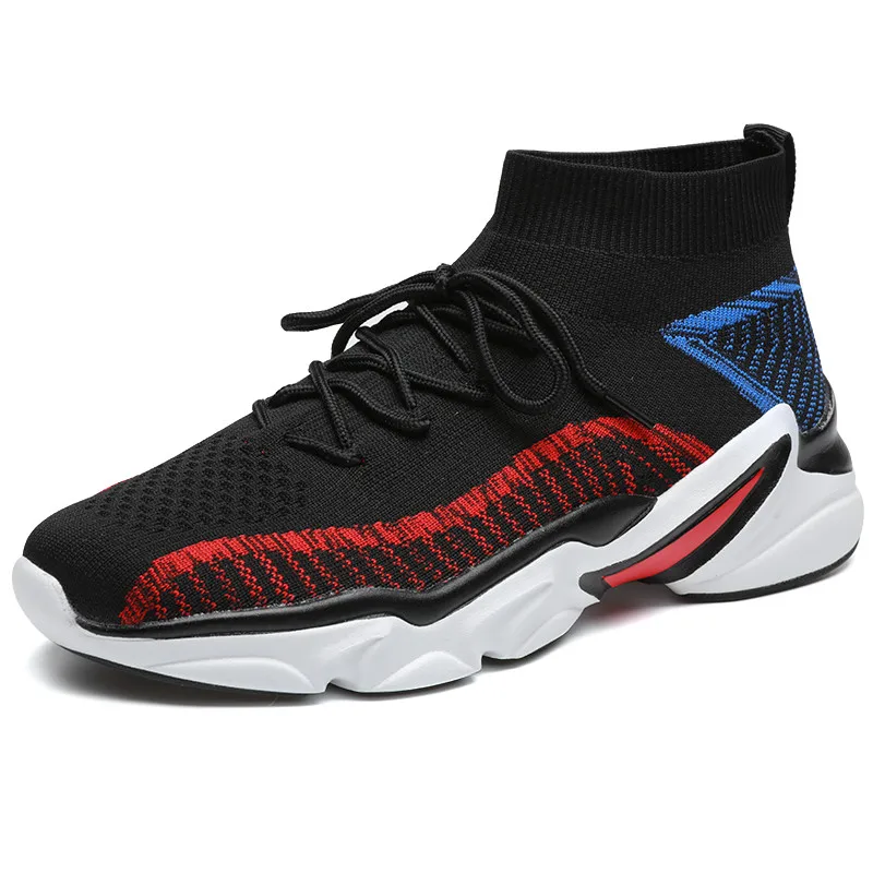 Новые высокие носки кроссовки для мужчин и женщин 2020 весенние бега дышащая