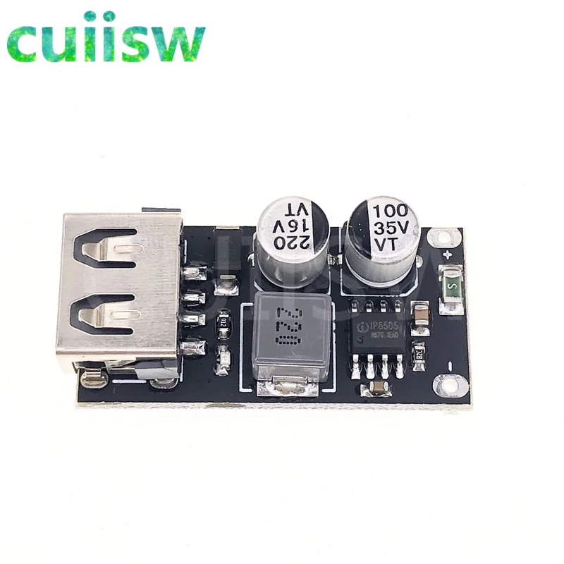 USB конвертер QC3.0 QC2.0 понижающий модуль зарядки 6 32 В 9 12 24 для быстрой печатная плата