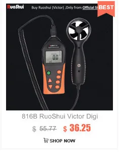 RuoShui VC6238P Цифровой Стробоскоп бесконтактный RPM фотоэлектрический измеритель скорости вращения Спидометр tacometro teser