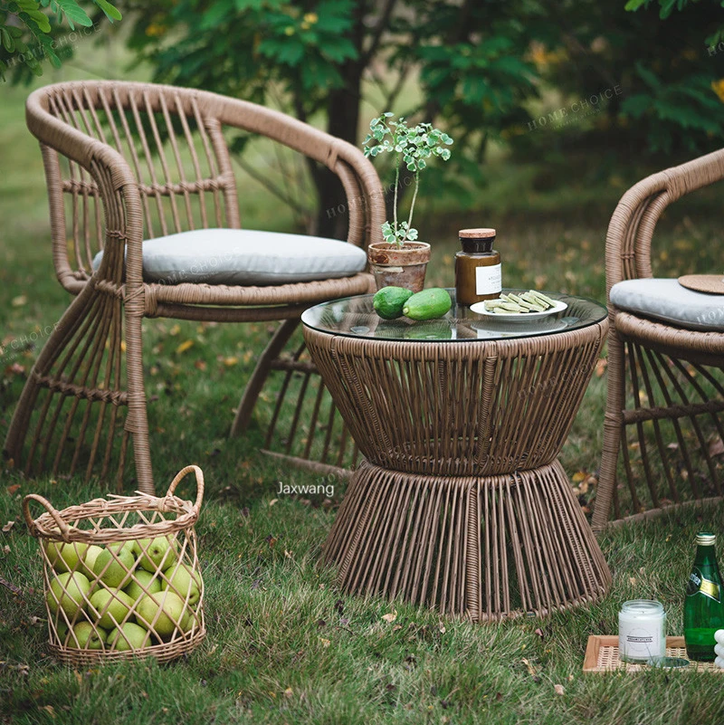 

Кресло для гостиной в скандинавском стиле, современное уличное кресло из ротанга для дома и отдыха на открытом воздухе, креативное кресло