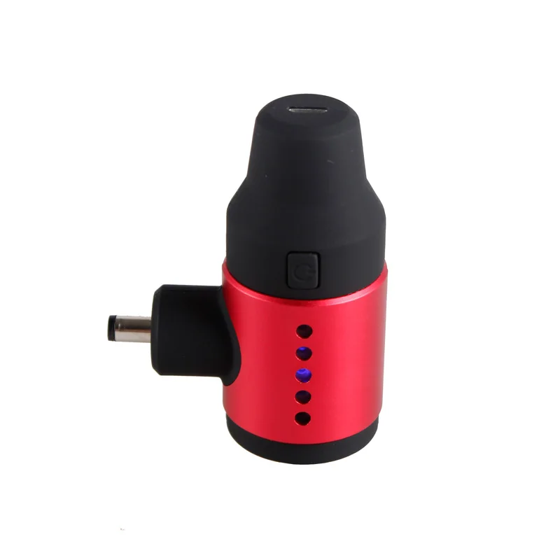 Black Red DC Новейший 1 шт. беспроводной источник питания для татуировок мини портативный источник питания DC Татуировка питания RCA Татуировка ручка роторная машина - Цвет: Black Red DC