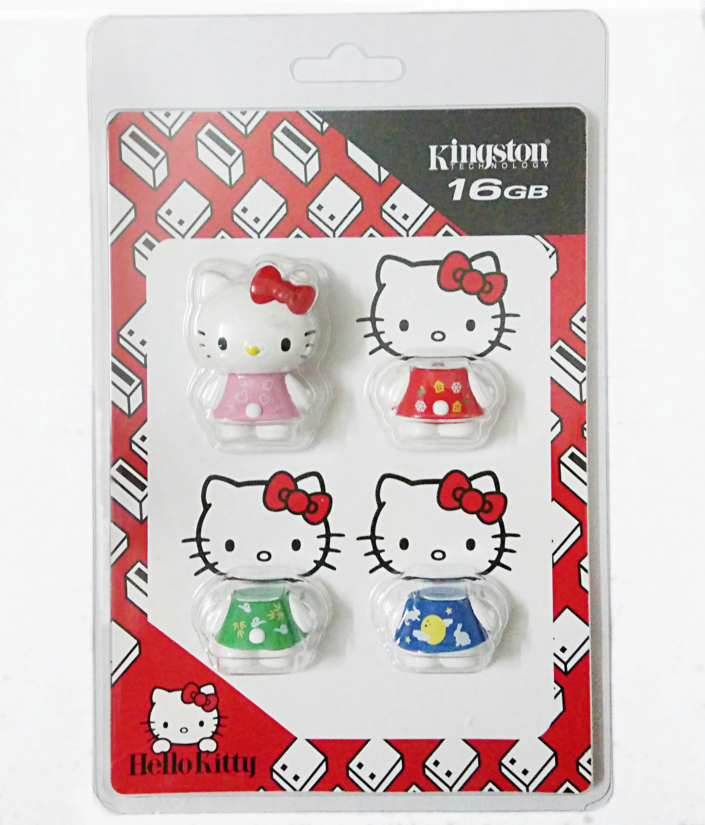 Kingston флэш-накопитель 16GB hello kitty мультяшный флеш-накопитель