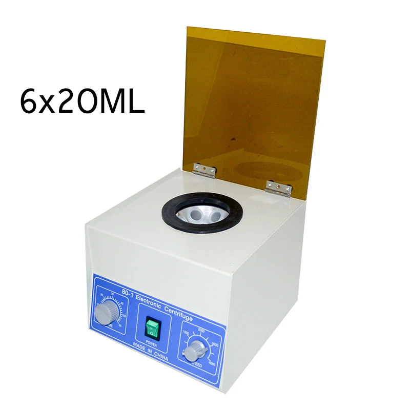 6x20ml centrifugador eletrico laboratorio pratica medica maquina prp soro separacao