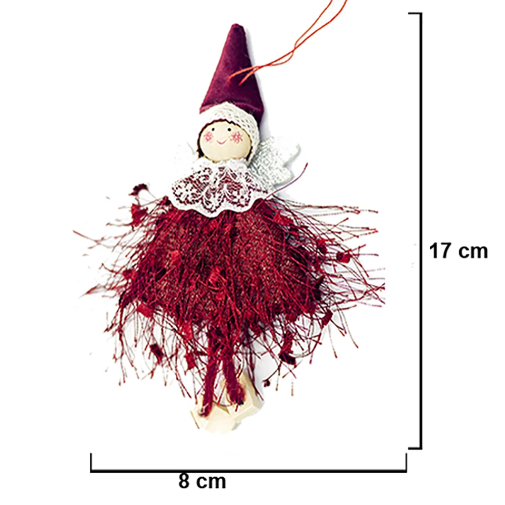 

5pcs/set Christmas Angel Doll Toy Christmas Tree Hanging Ornaments Tree Pendants Decoration For Home Christmas Decoration