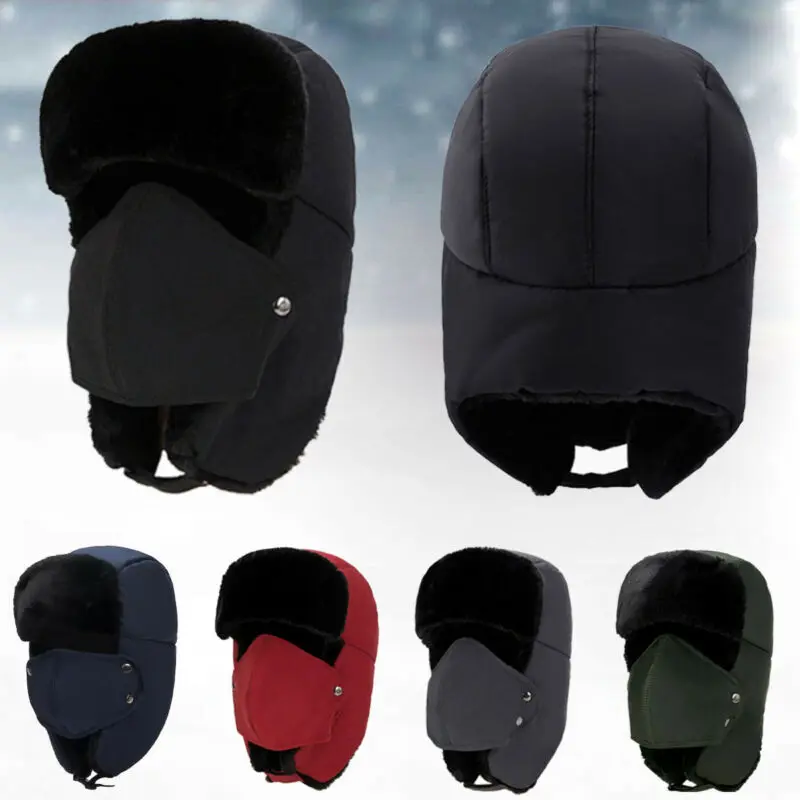 Брендовая Новая мужская зимняя шапка охотничья русская штурмовика с ушами