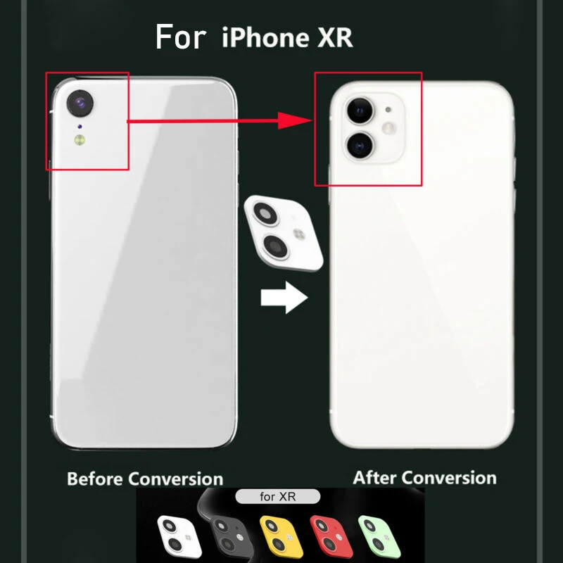 Наклейка на объектив камеры Adesivo для Iphone Xr Xs Max наклейки с поддельных камер 11