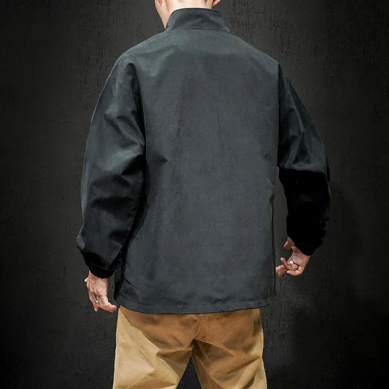 Мужская куртка Huncher 2020 модная ветровка пальто в стиле хип-хоп Японская уличная