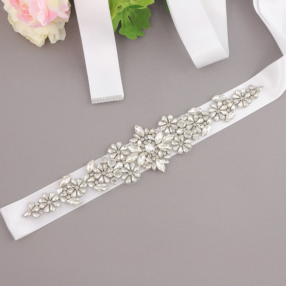 Свадебные аксессуары искусственный бриллиантовый пояс для свадебных платьев