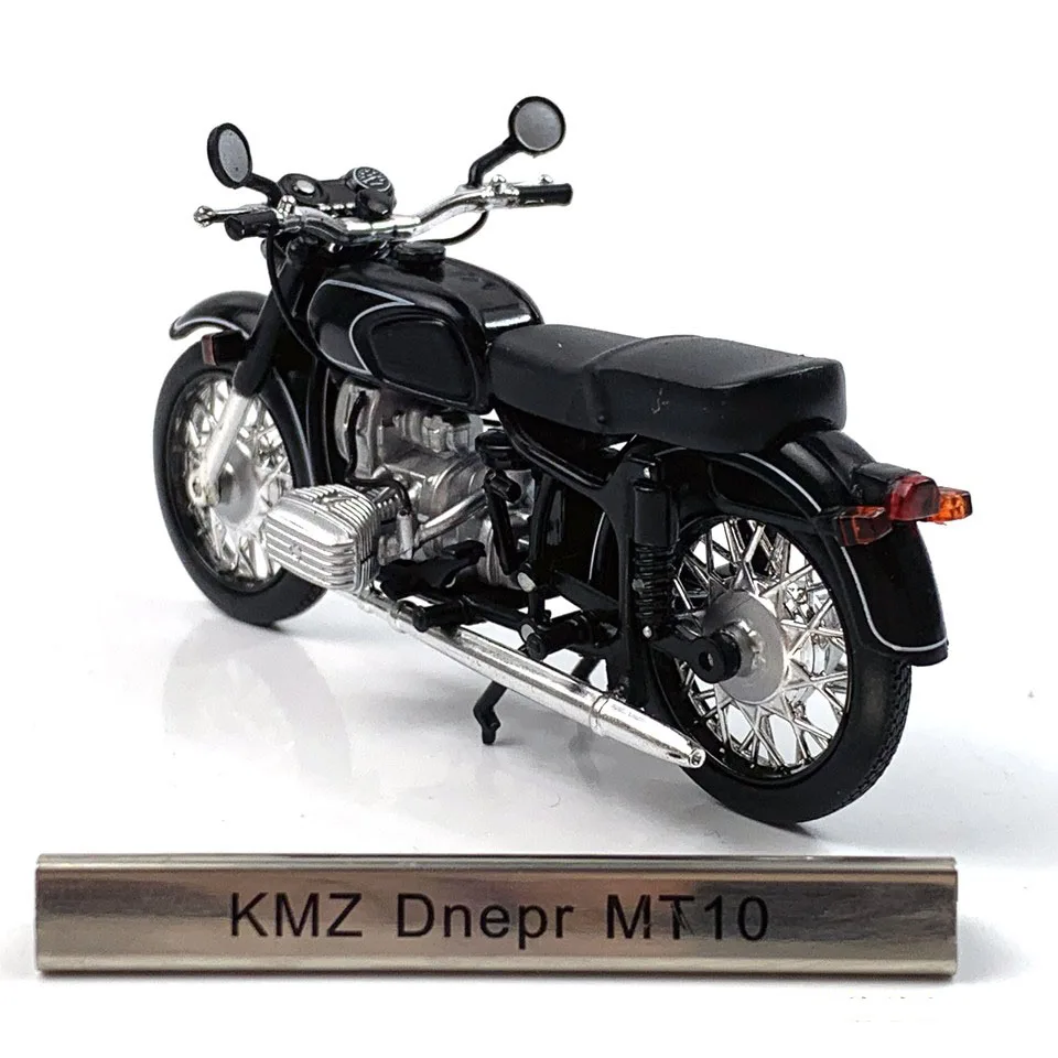 Литая модель автомобиля 1:24 Atlas KMZ Dnepr MT 10 мотоцикла коллекция дисплей подарочные