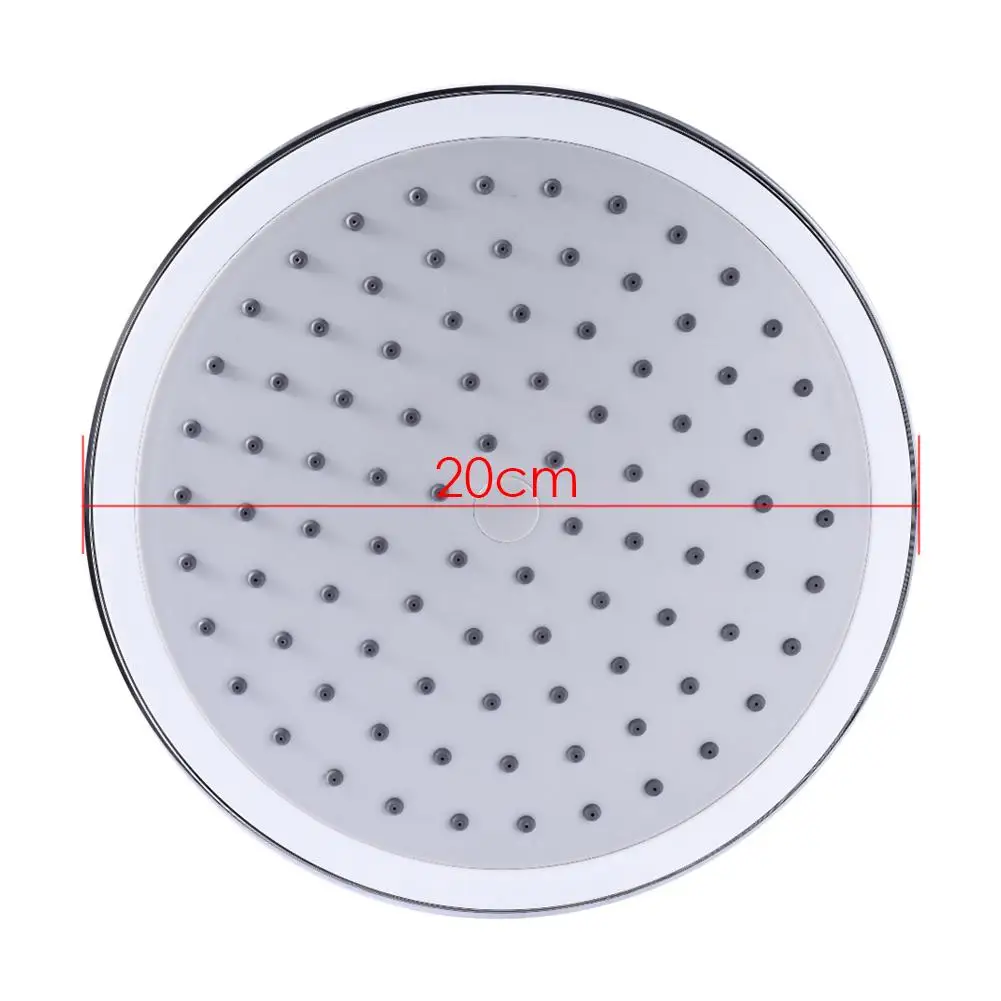

New High Pressure Shower Head Rainfall Showerhead Fixed Showerheads Shower Faucet Round High Waterfall Shower Head Shower Nozzle