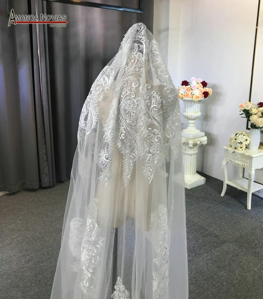 3*3 кружева вуаль свадебные фаты для невест новый дизайн|Свадебные вуали| |