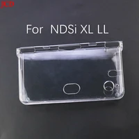 jcd 1pcs transparent crystal case hard clear cover shell for ndsi xl ll ndsixl console anti scratch anti dust protective case
