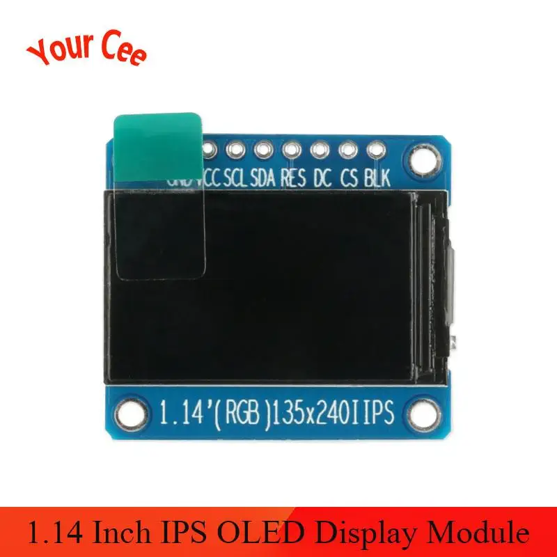 1 14 дюймовый IPS oled дисплей модуль ЖК экран 135*240 RGB TFT для Arduino ST7789 плата SPI