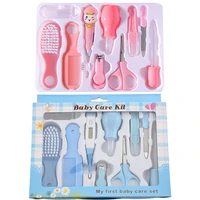 10pcs baby nail trimmer care set infant thermometer nose cleaner healthcare tools newborn grooming care kits for toddler gift