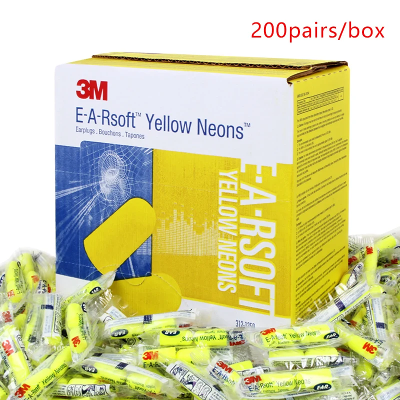 10 пар оригинальные 3M312 1250 шумоподавляющие беруши Norope пенопластовые мягкие