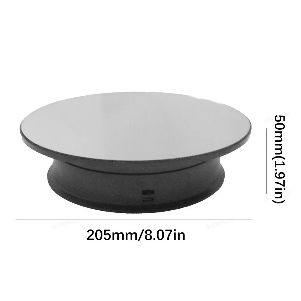 

205 Motorized Rotating Display Stand Jewelry Turntable Mirror Turntable Rechargeable For Model Hobby Collectible Product