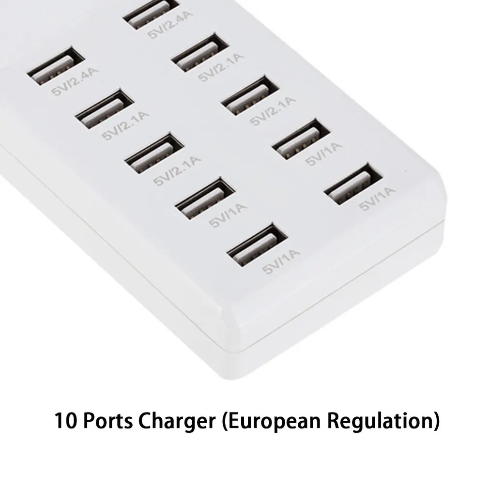 5 В/12 а высокоскоростной 10 портов USB 3 0 зарядное устройство концентратор