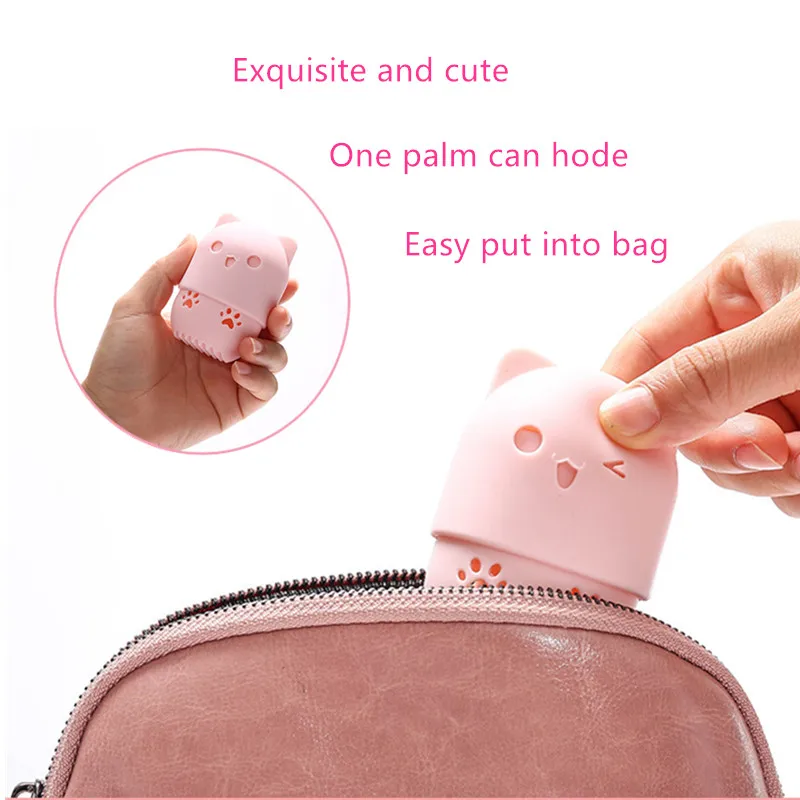 1 шт. мягкий силиконовый чехол для косметики |