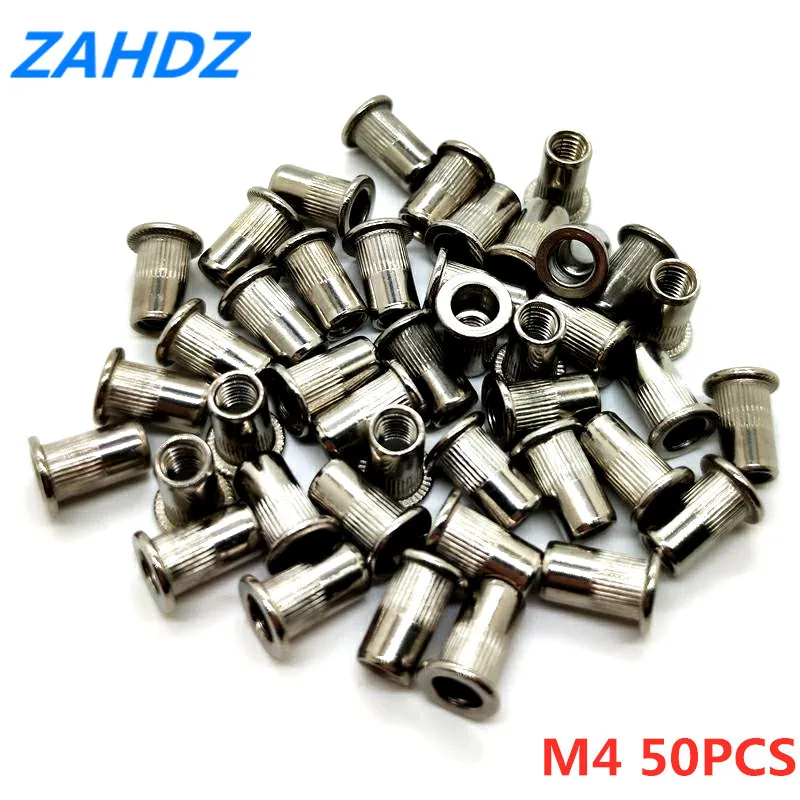 50/200 шт. заклепочные гайки из нержавеющей стали/углеродистой стали | Обустройство