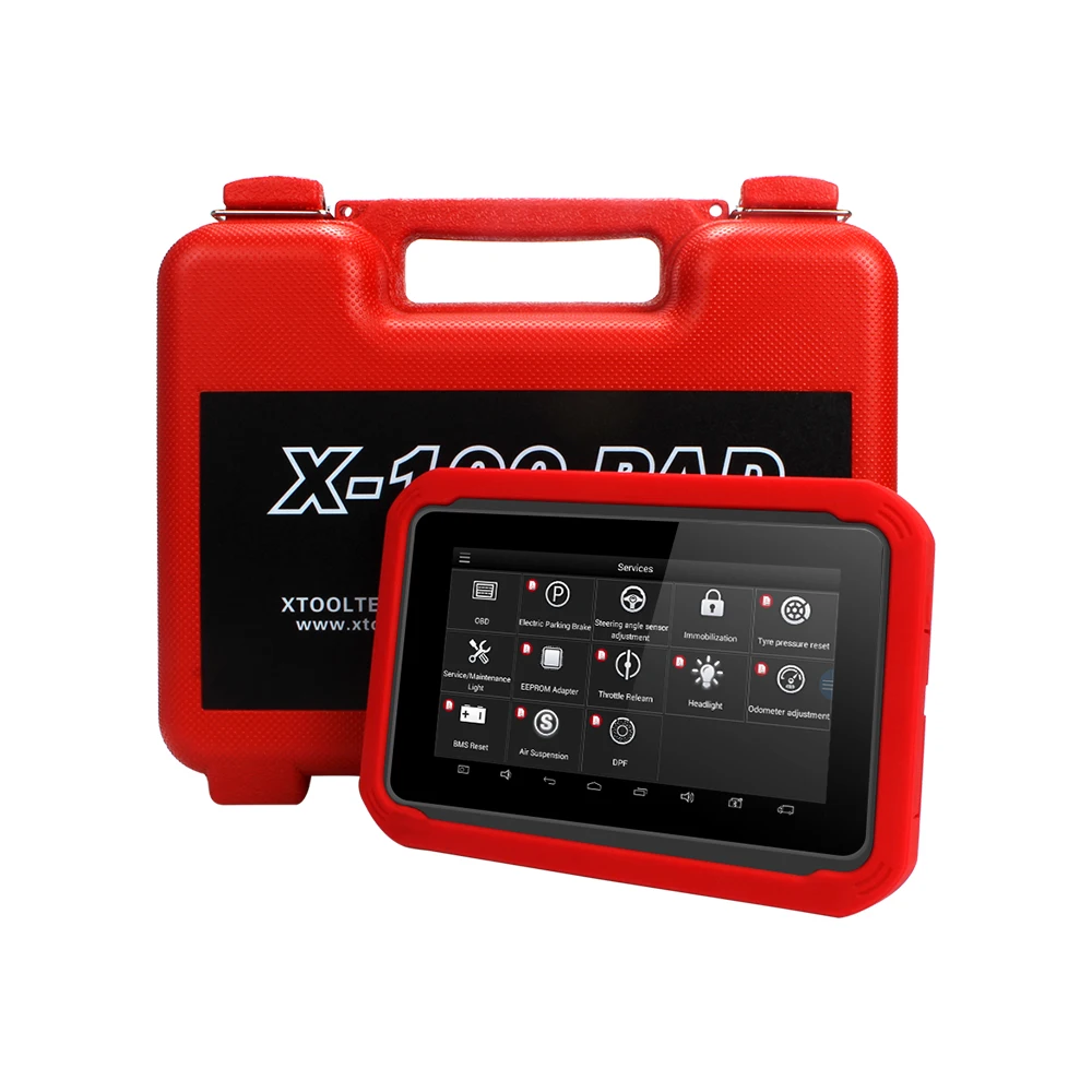 X100 PAD XTOOL X100 Pad2 Pro KC100 полная система авто диагностический инструмент с ключом программист для VW 4th 5th иммобилайзер регулировка одометра - Цвет: X100 PAD
