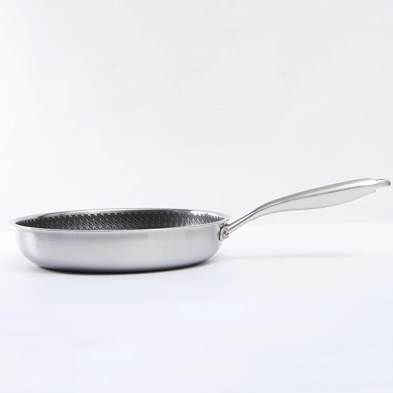 

Traditional Stainless Steel Frying Pan Fashion Cooking Gas Cooker Camping Cookware Design Sartenes Kitchen Dining Bar Ec50pd