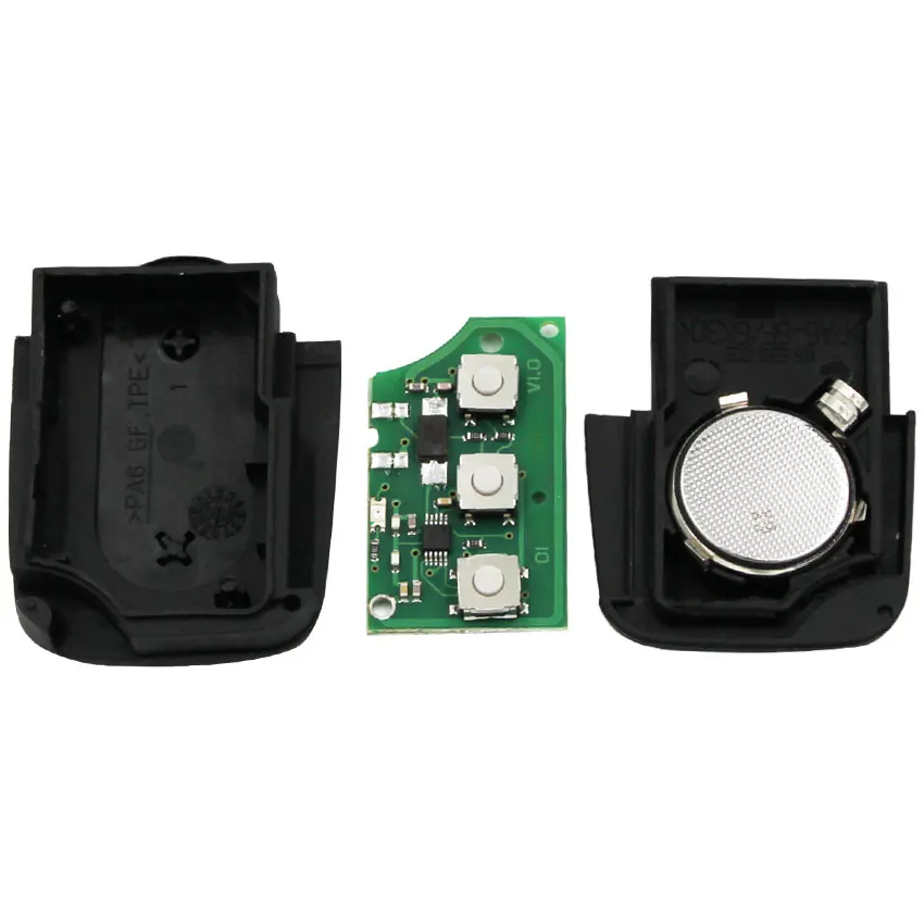 2 кнопки складной дистанционный ключ 4D0 837 231 R 433MHZ ID48 чип 4D0837231R для Audi A3 A4 A6 Quattro