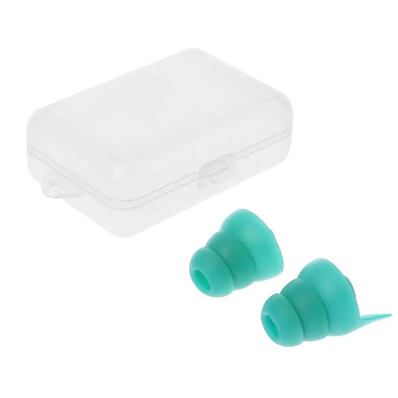 

1 Pair Silicone Earplugs Noise Cancelling Ear Plugs Hearing Protection 5 colors
