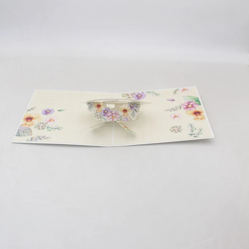 Бумажные Пригласительные открытки ручной работы с 3D изображением единорога