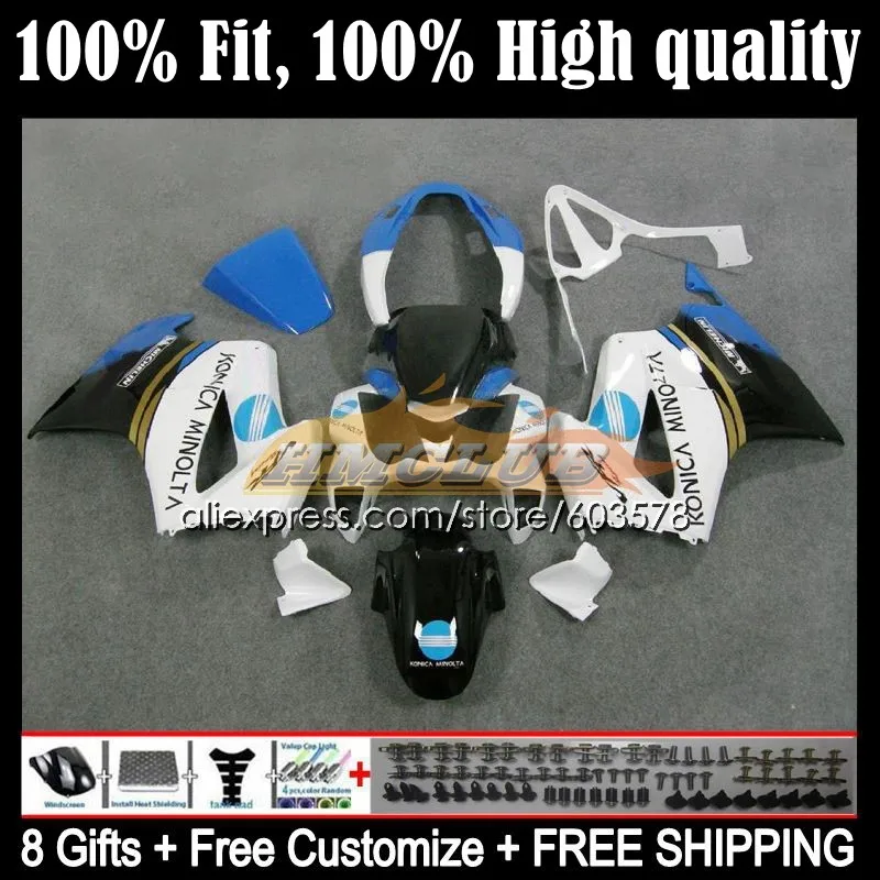 

Interceptor For HONDA VFR800 VFR 800 RR 92CL.77 VFR800RR 2002 2003 04 2005 2006 2007 VFR-800 08 09 10 11 12 Fairing white blue