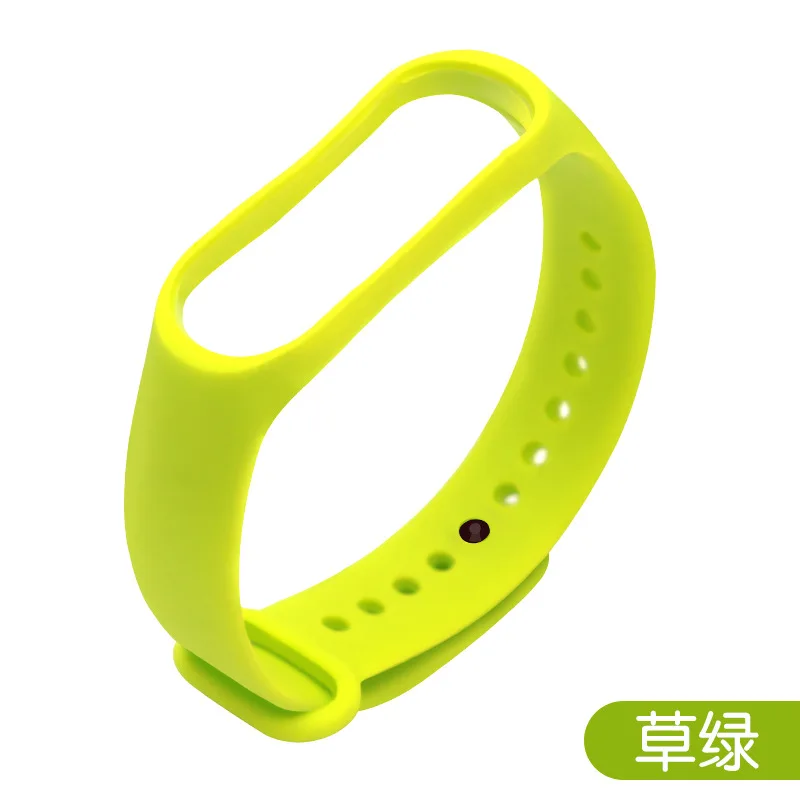Спортивные фитнес-часы Smartband IP67 Водонепроницаемый умный Браслет кровяное давление монитор сердечного ритма Смарт-браслет для мужчин - Цвет: Grass green band