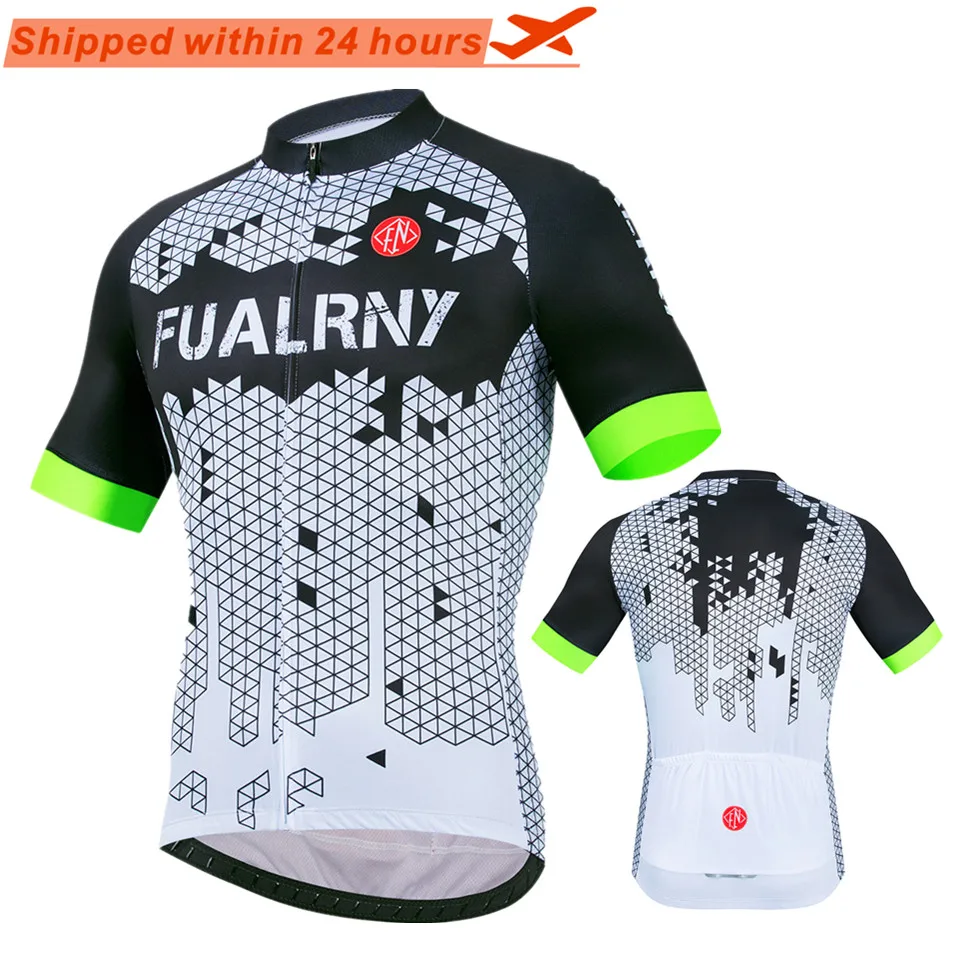 

FUALRNY Summer Cycling Jersey Mountain Bike Clothing Racing MTB Bicycle Clothes 100% Polyester Cycling Clothing Uniform