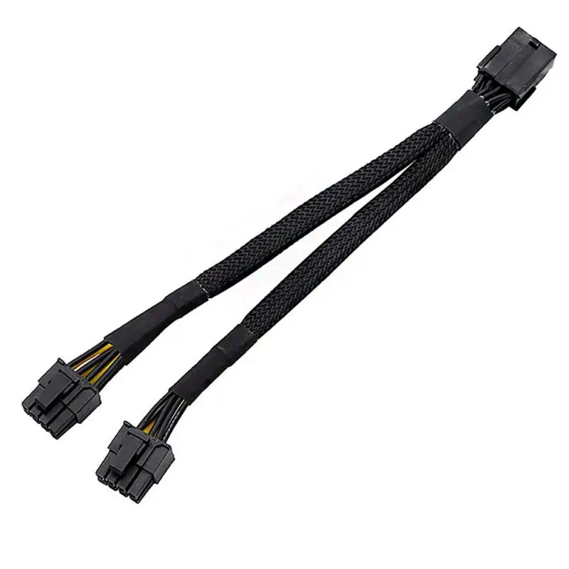 Компьютерный GPU PCIe 8-контактный разъем мама-двойной 2X (6 + 2) папа PCI Express адаптер