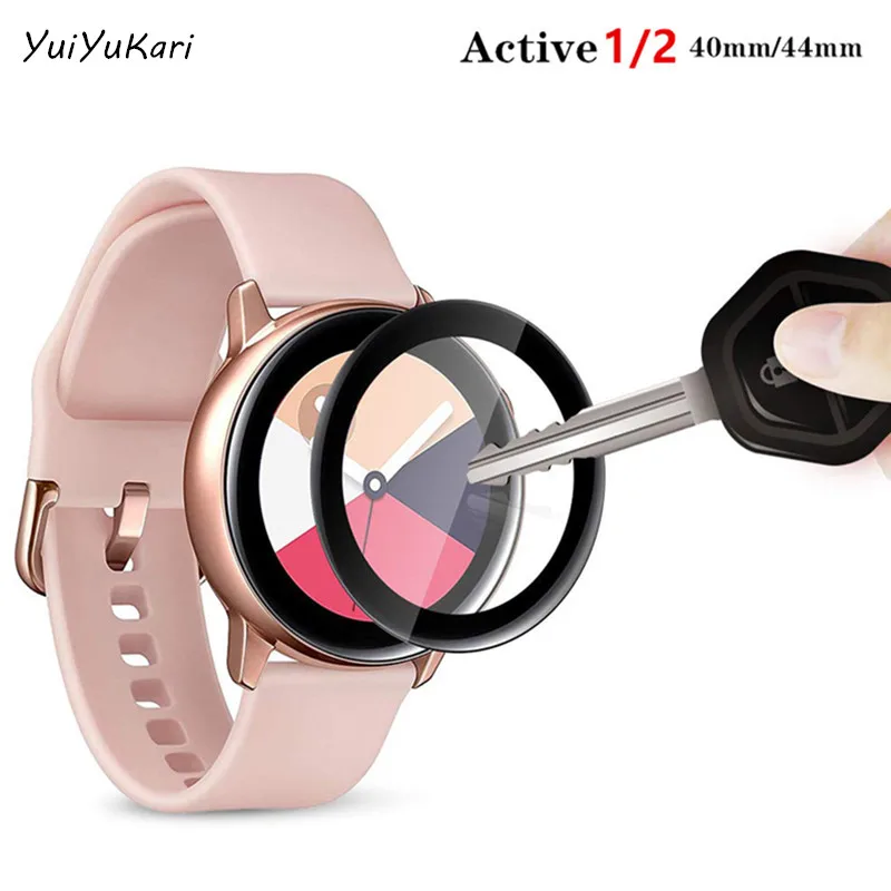 Закалка verre для samsung Galaxy montre Active2 44mm40mm/46mm/42mm двигатель S3 передний/s2 спортивные часы