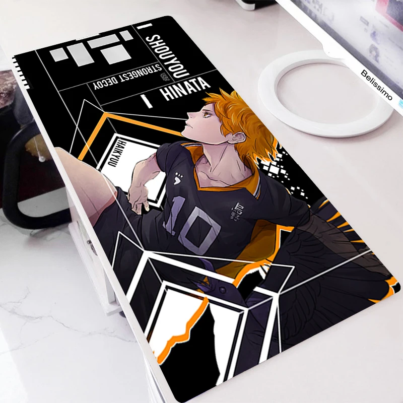 

Mouse Gamer Pad Anime Desk PC Cabinet Mats Kawaii Mousepad Keyboard Carpet Table Pads Mause Mouse Mats Handsome Cool Haikyuu Pad