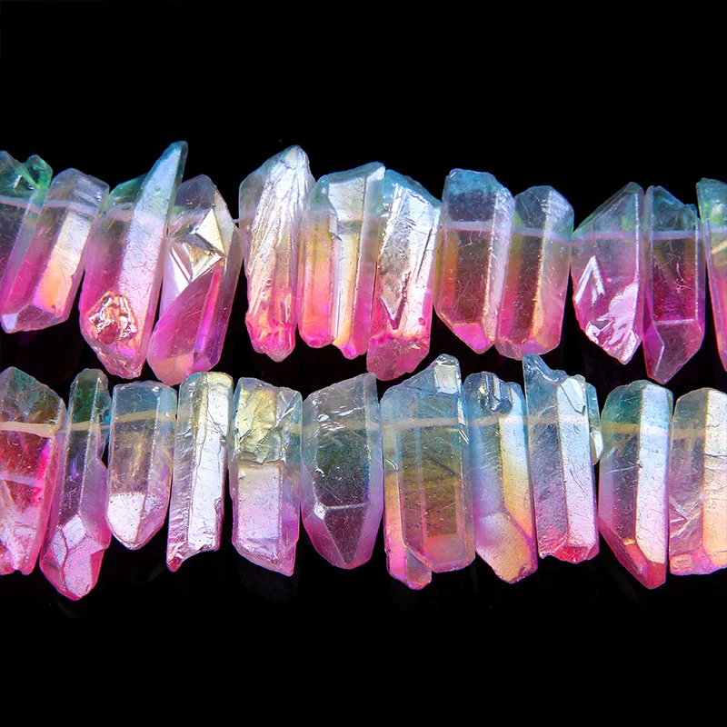 Бусины из натуральной кожи серебряного цвета с отверстием сверху необработанные