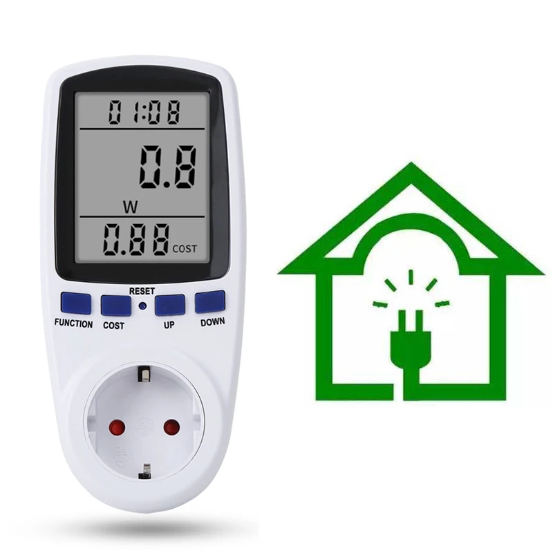 Цифровой измеритель мощности анализатор электронный счетчик энергии