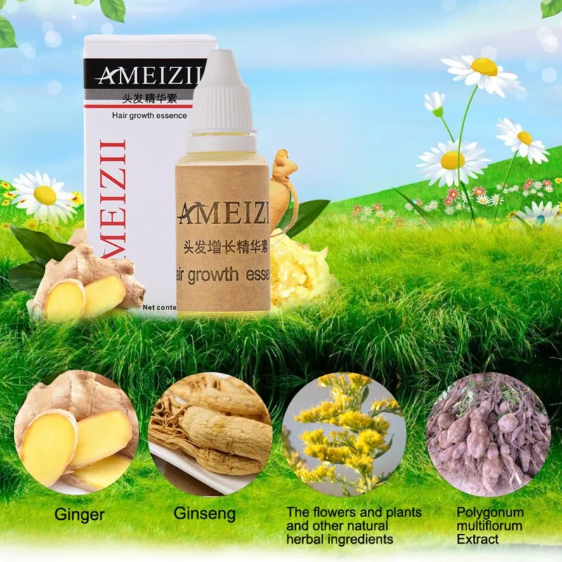 Оригинальный эфирное масло Сыворотка для роста густых волос выпадения жидкость