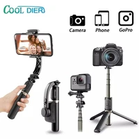 q08 new bluetooth selfie stick handheld gimbal stabilizer expandable handheld monopod mini tripod for android ios camera