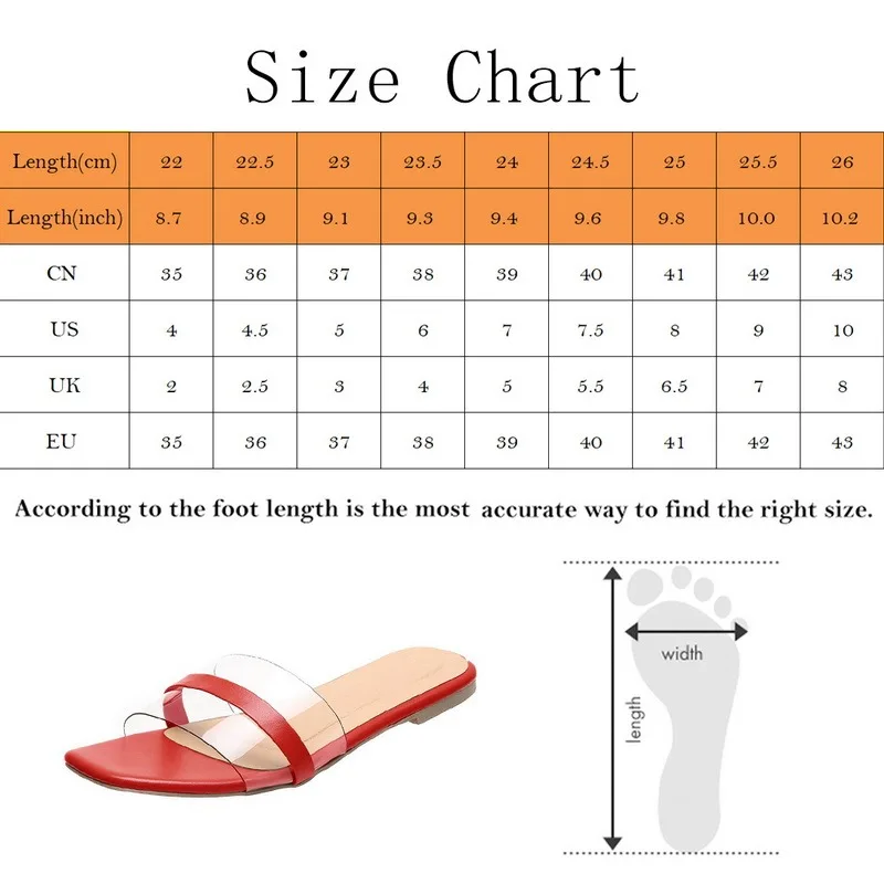 

2021 Summer Ladies Patchwork Flat Open Toe Slippers with Transparent Beach Outdoor Casual Fashion Comfortable Large Size Shoes