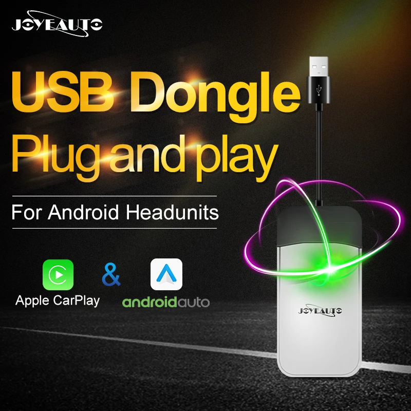 JoyeAuto USB CarPlay ключ Android головное устройство Автомобильный мультимедийный плеер iPhone