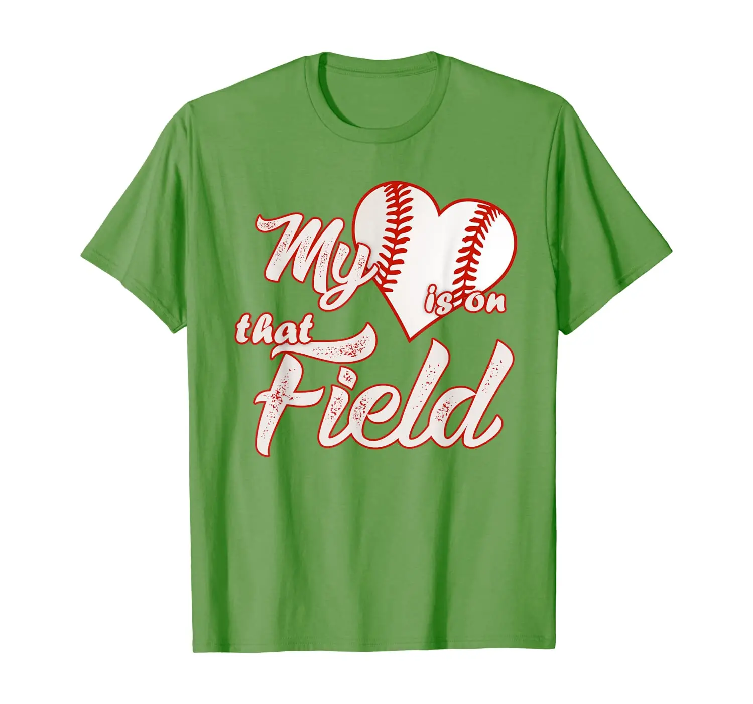 

My Heart Is On That Baseball Field Cute Shirt