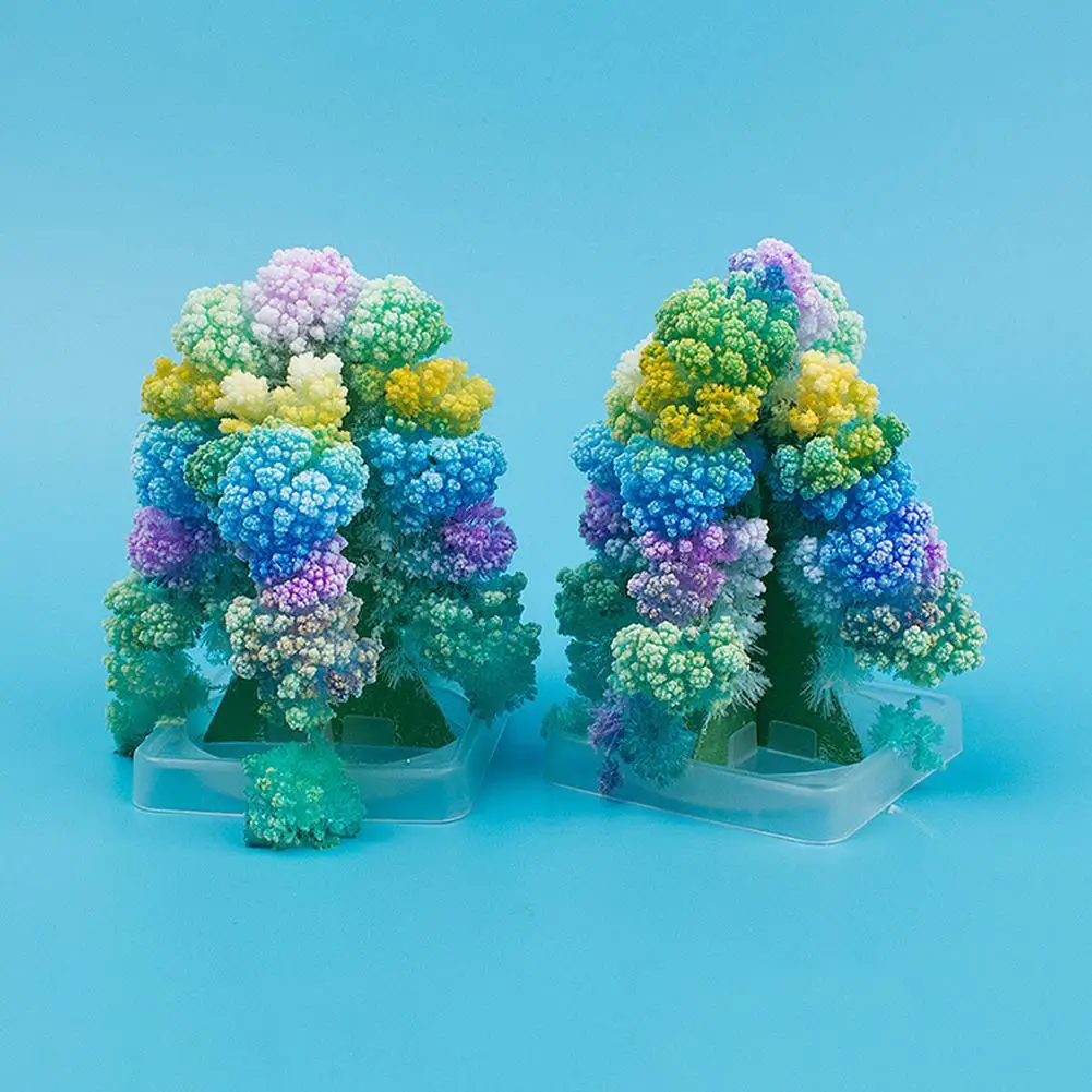DIY Цветущая Рождественская елка волшебный эксперимент детская игрушка декор для