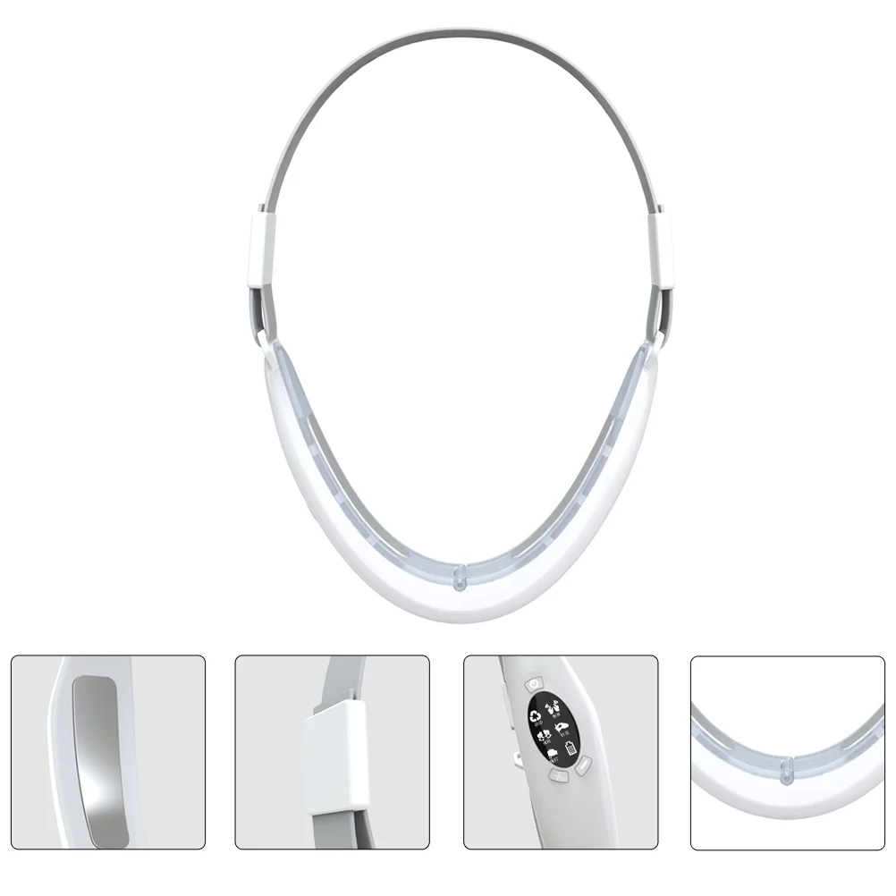 

1 Pc Face Slimming Device V-Line Face Lifting Instrument Facial Massager (White)