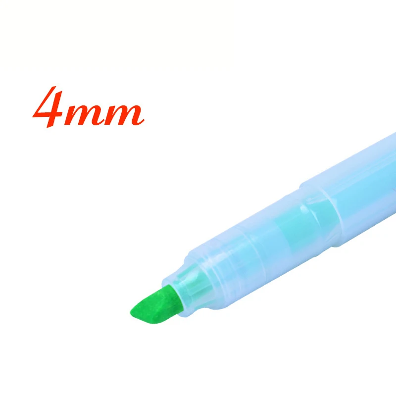 10 цветов милый маркер ручки 4 мм пастельный жидкий мелковый Kawaii Diy Хайлайтер для